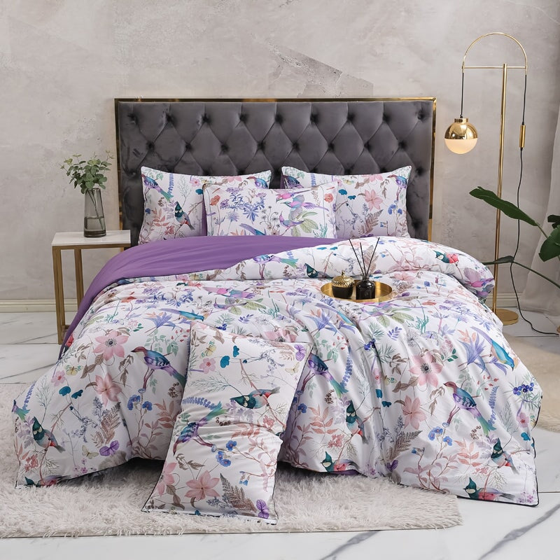 Chinoiserie Egyptian Bedding Set: Ultimate Luxury Sleep Experience