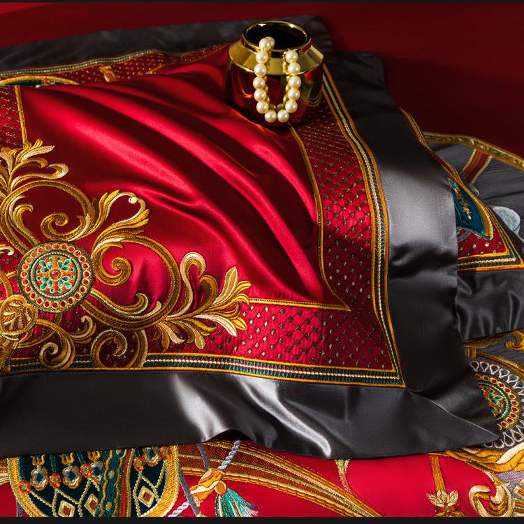 Aristocrat Red Luxury Bedding Set