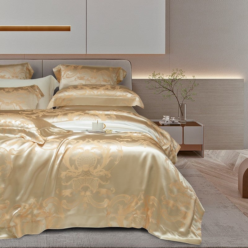 Elvira Mulberry Silk & Bamboo Duvet Cover Set