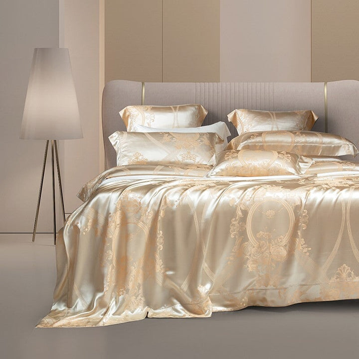 Elvira Mulberry Silk & Bamboo Duvet Cover Set