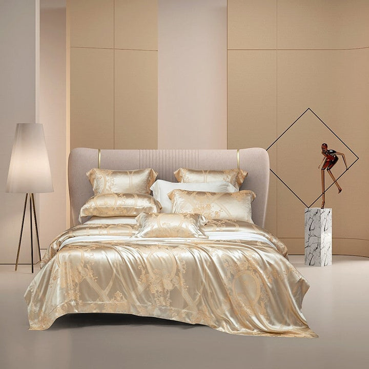 Elvira Mulberry Silk & Bamboo Duvet Cover Set