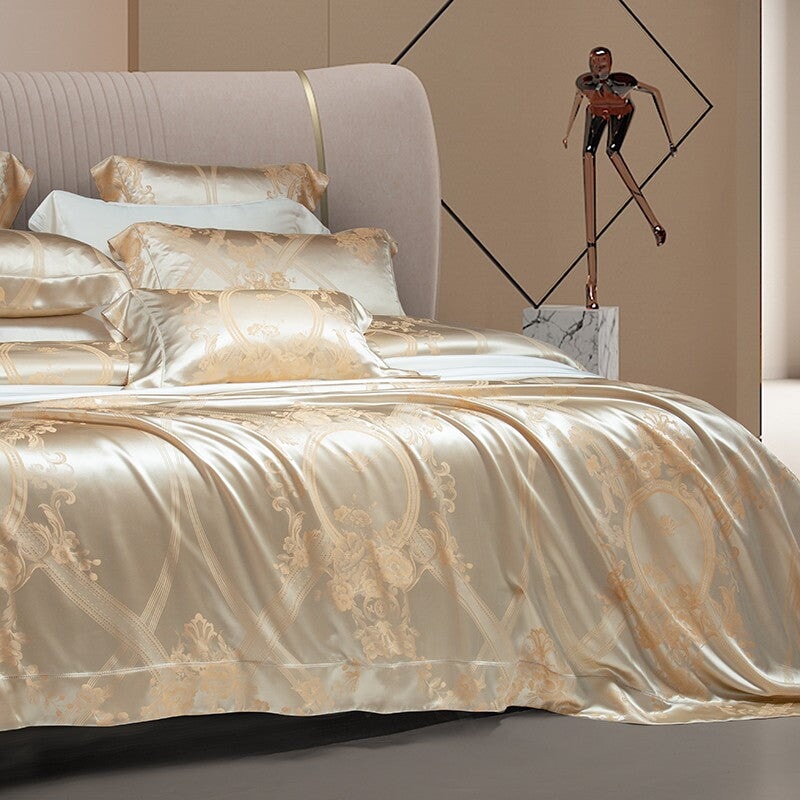 Elvira Mulberry Silk & Bamboo Duvet Cover Set