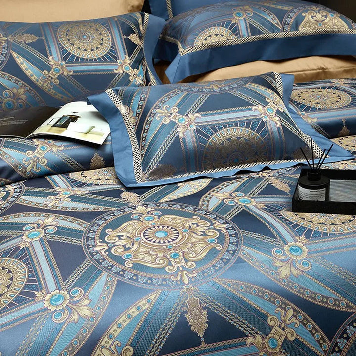 Imperial Sapphire Luxury Duvet Cover Set