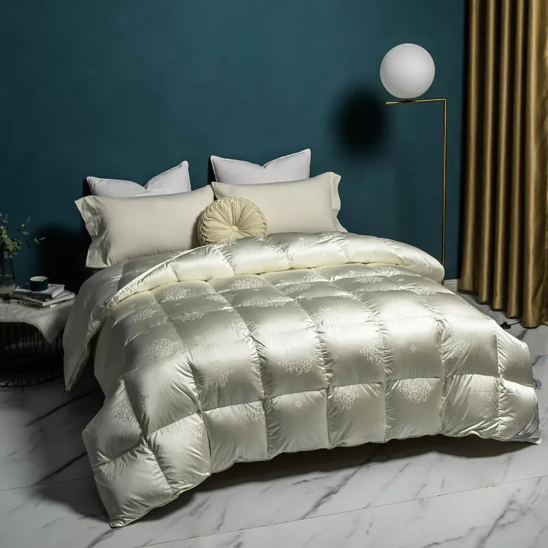 Luxury Metallic All-Season Goose Down Duvet