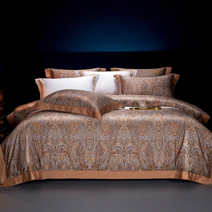 Mocha Luxury Duvet Cover Set (1000 TC)