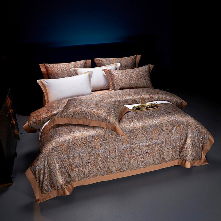 Mocha Luxury Duvet Cover Set (1000 TC)