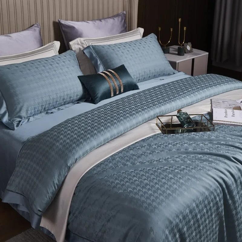 Odyssey Bamboo Lyocell Blue Duvet Cover Set