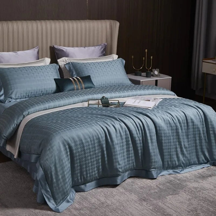 Odyssey Bamboo Lyocell Blue Duvet Cover Set