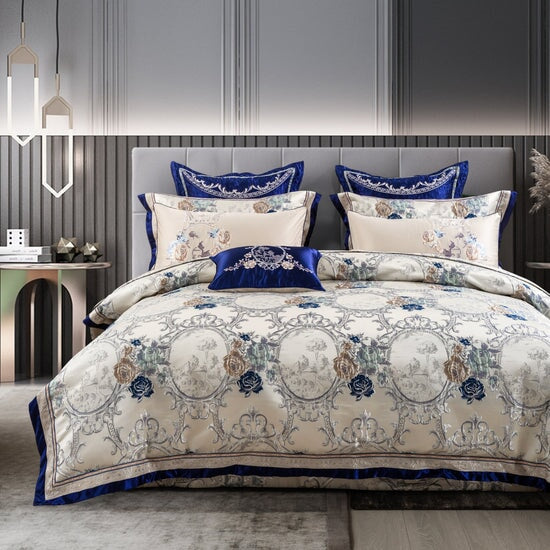 Oriental Jacquard Luxury Bedding Set (600 TC)