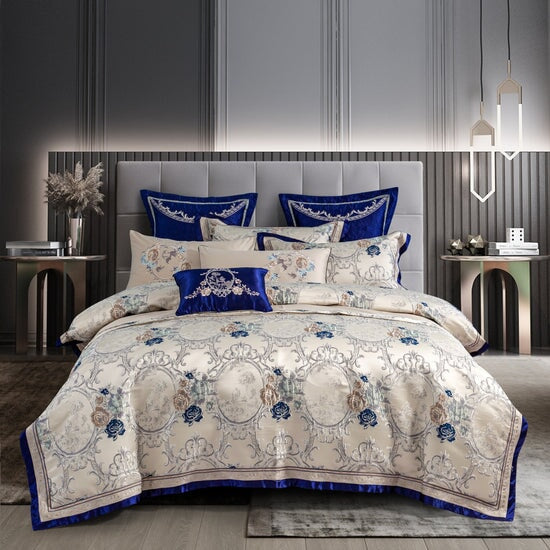 Oriental Jacquard Luxury Bedding Set (600 TC)