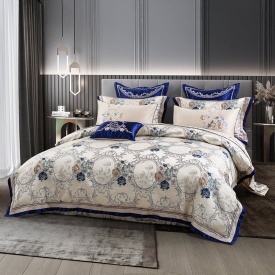 Oriental Jacquard Luxury Bedding Set (600 TC)