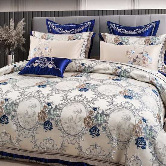 Oriental Jacquard Luxury Bedding Set (600 TC)