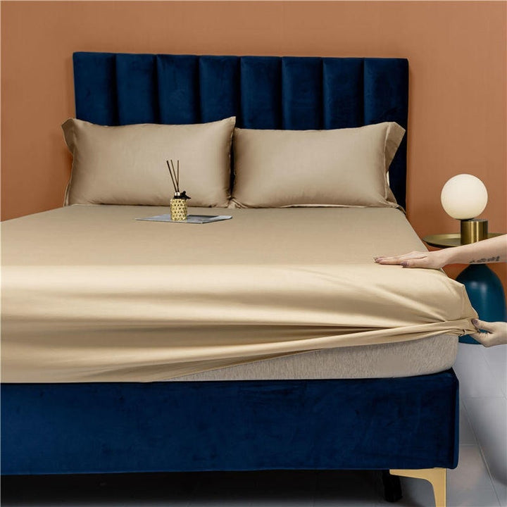 Premium Egyptian Cotton Sheets + Pillowcases 4-Piece Set