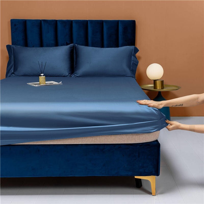 Premium Egyptian Cotton Sheets + Pillowcases 4-Piece Set