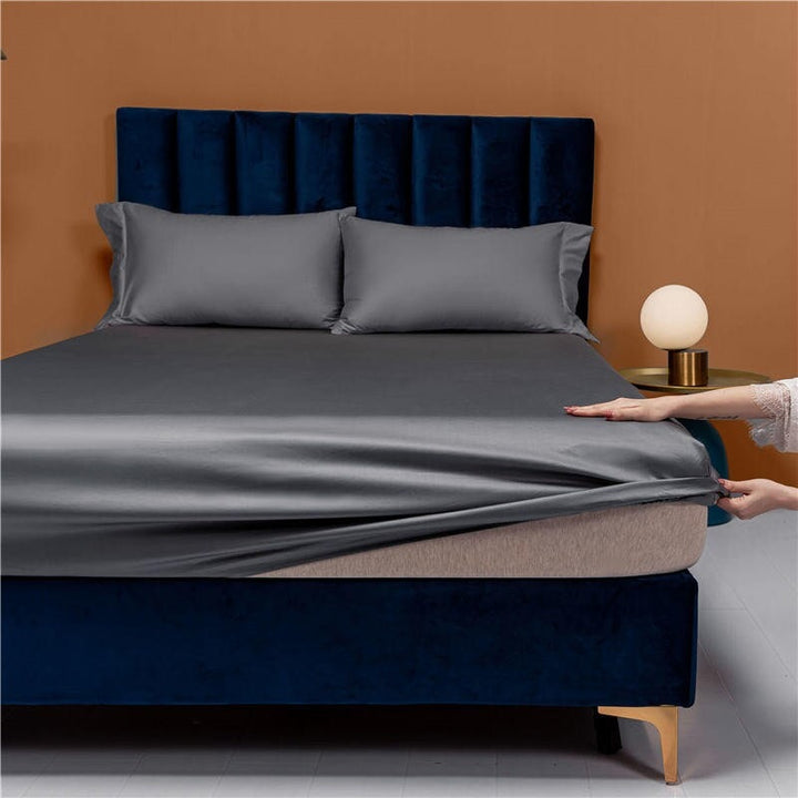 Premium Egyptian Cotton Sheets + Pillowcases 4-Piece Set