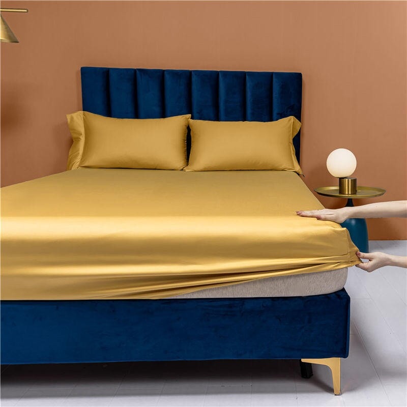 Premium Egyptian Cotton Sheets + Pillowcases 4-Piece Set