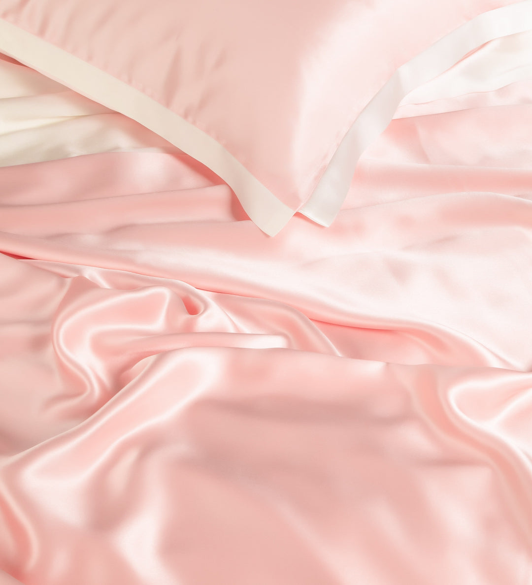 Premium Pink Mulberry Silk 22 mm Bedding Set