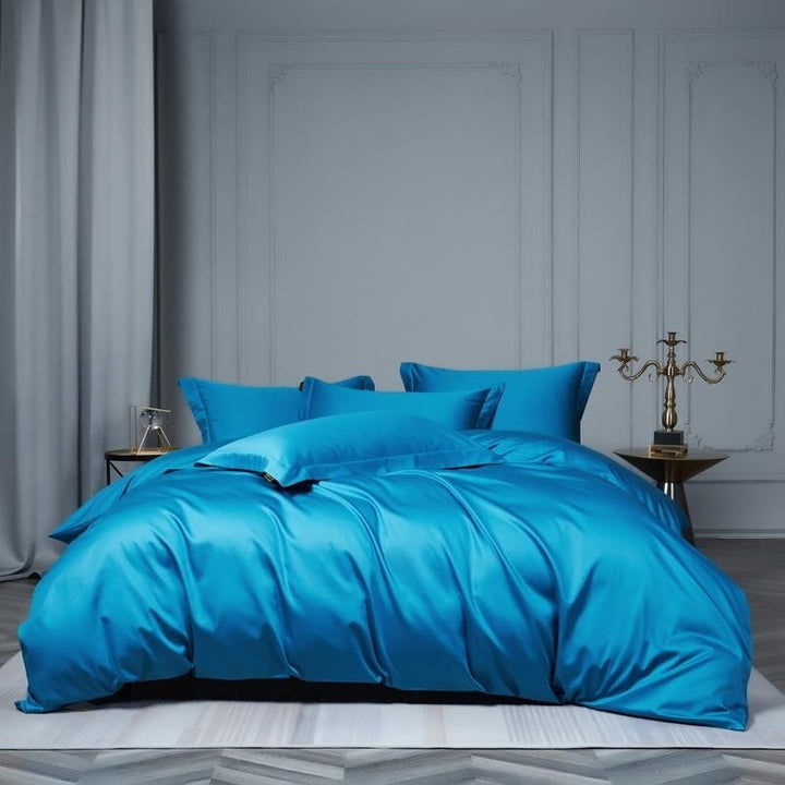 Prestige Blue 1000 TC Duvet Cover Set