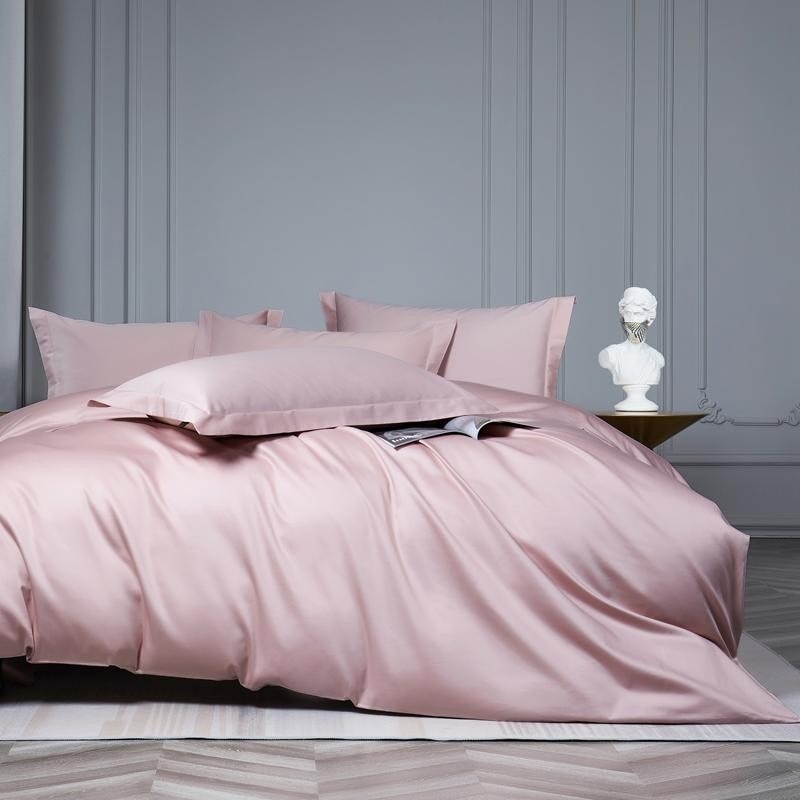 Prestige Blush Pink 1000 TC Duvet Cover Set