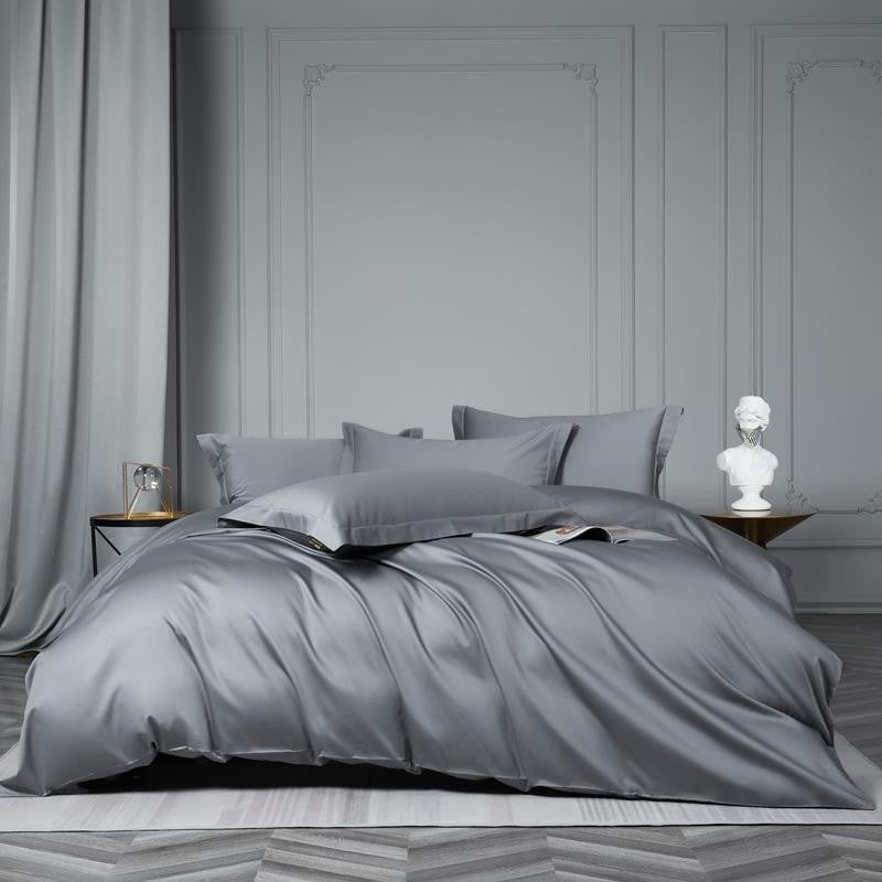 Prestige Grey 1000 TC Duvet Cover Set