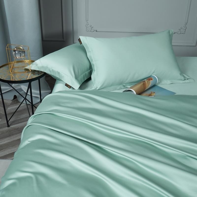 Prestige Light Green 1000 TC Duvet Cover Set