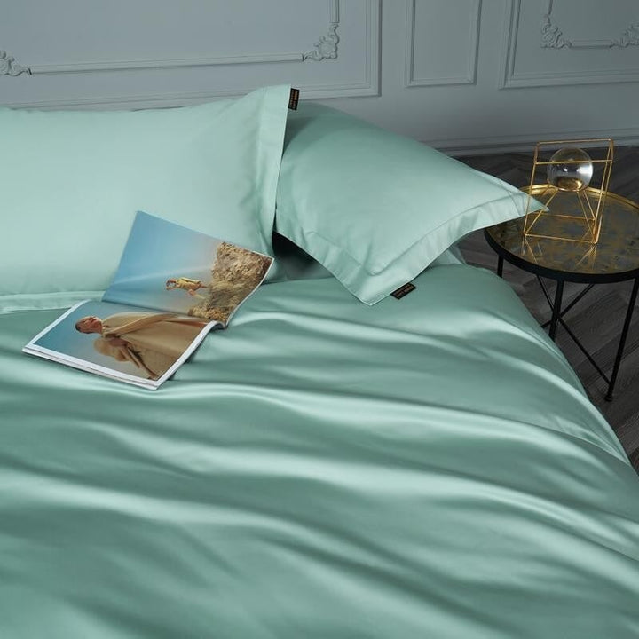 Prestige Light Green 1000 TC Duvet Cover Set