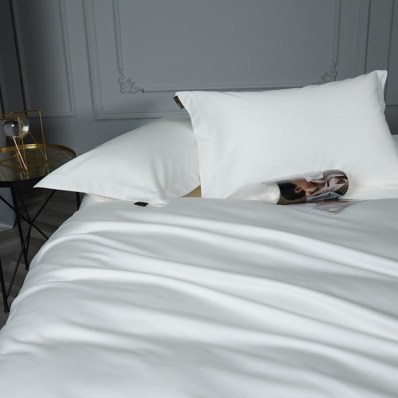 Prestige White 1000 TC Duvet Cover Set