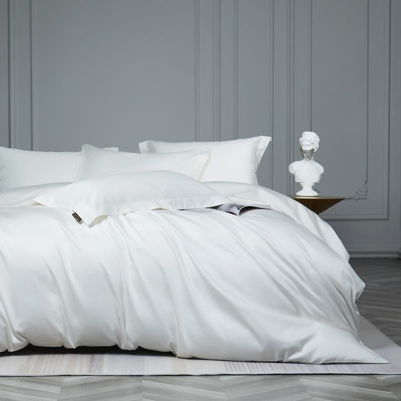 Prestige White 1000 TC Duvet Cover Set