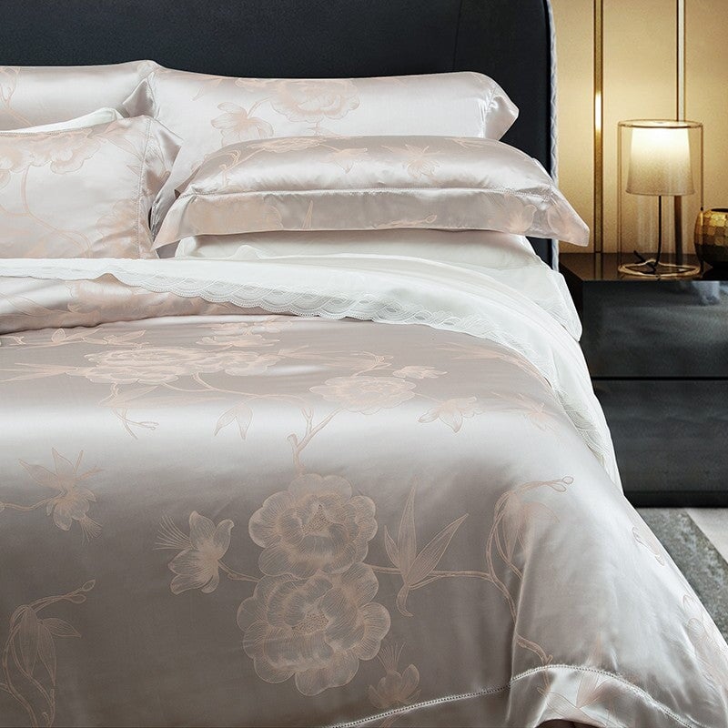 Sienna Mulberry Silk & Bamboo Duvet Cover Set