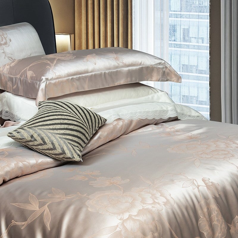 Sienna Mulberry Silk & Bamboo Duvet Cover Set