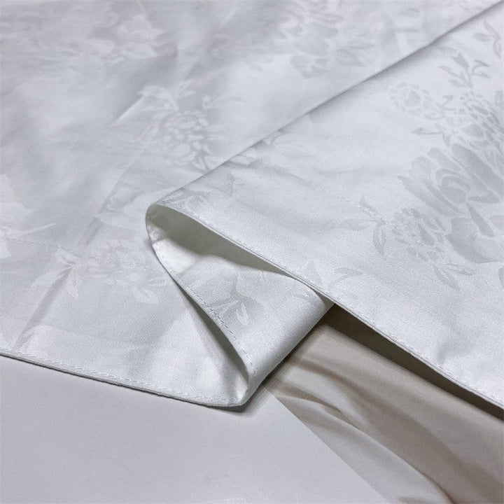 White Blossom 800TC Duvet Cover Set