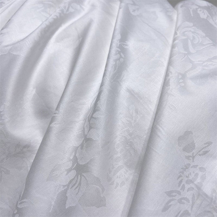 White Blossom 800TC Duvet Cover Set