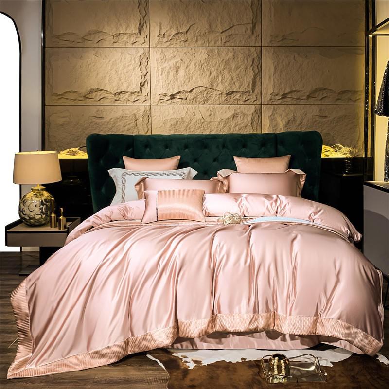 Pink and online gold comforter