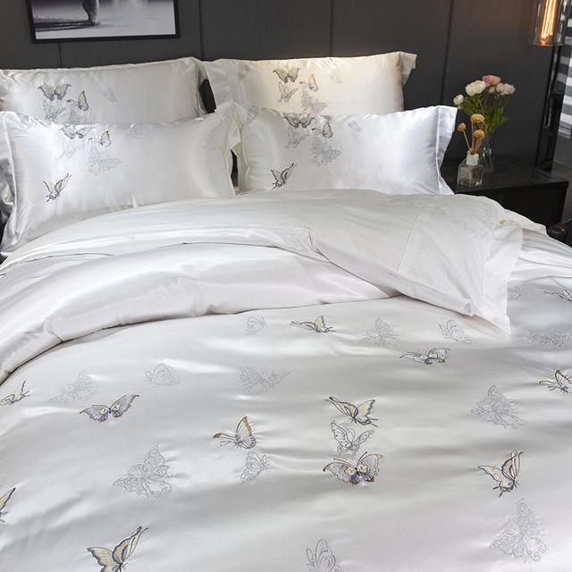 Butterfly Duvet Cover Set (Egyptian Cotton, 500 TC)